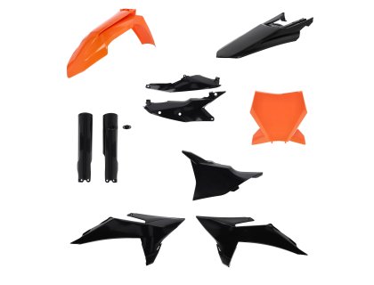 Acerbis FULL KIT vhodný na SX 125-300 25-> / SXF 250-450 25-> - Orange / Black