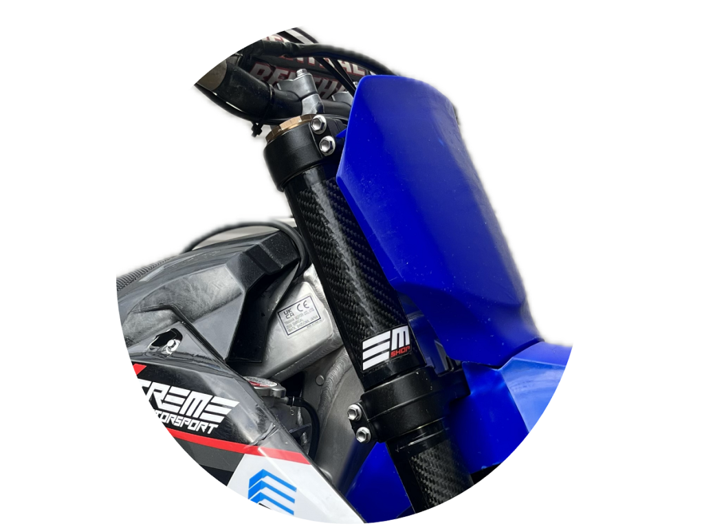 EM Parts - horní karbonové kryty vidlic
