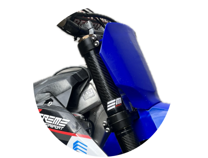 EM Parts - horní karbonové kryty vidlic