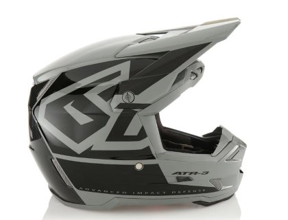 6D ATR-3 - Hex Gloss Black Charcoal - dětská helma