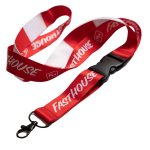 Fasthouse - klíčenka Division Lanyard Red