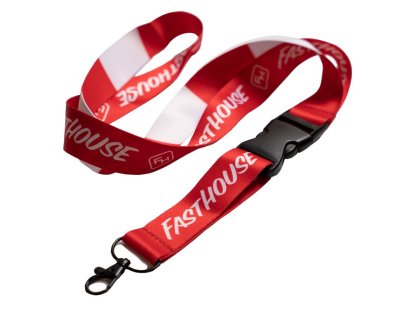 Fasthouse - klíčenka Division Lanyard Red