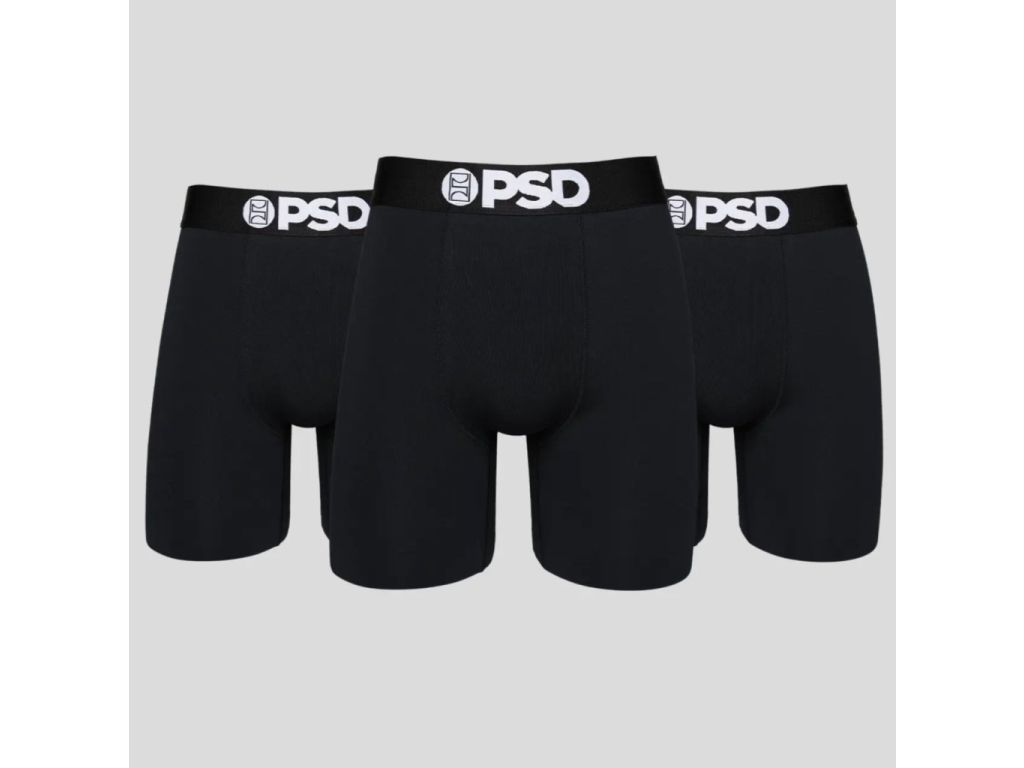PSD Cotton Solids Black 3 Pack Men Underwear