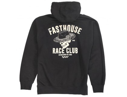 Fasthouse HQ Club Hooded Pullover Black