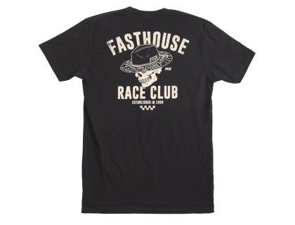 Fasthouse HQ Club Tee Black