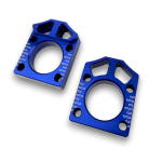 BUD Racing - dorazy osy zadního kola - Kawasaki KX/KXF - blue