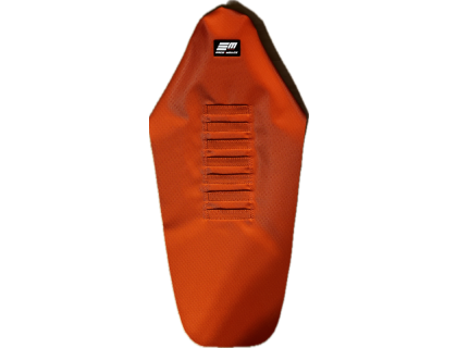 EM Parts - Seat cover - KTM SX/SXF 23-26 - Orange / Orange Ribbed