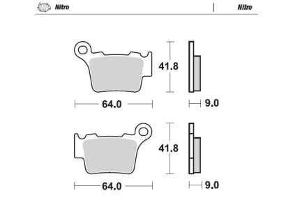 Moto-Master - Destičky přední brzdy - KTM SX/SXF - -> 26